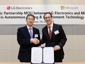 Strategic Partnership MOU between LG Electronics and Microsoft