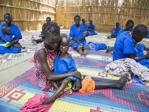 Aid agencies said 100,000 people were affected by the famine, which threatens to affect a further one million people in the coming months.  (AFP/Albert Gonzalez Farran)  Aid agencies said 100,000 people were affected by the famine, which threatens to affect a further one million people in the coming months.  (AFP/Albert Gonzalez Farran)