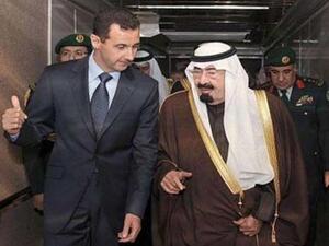 الرئيس السوري والعاهل السعودي 