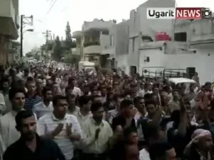 من المظاهرات المناوئة للنظام السوري
