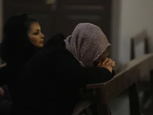 Armenian Iranian Christians pray during a Christmas Eve mass (AFP/FILE)