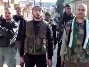 عناصر من الجيش السوري الحر