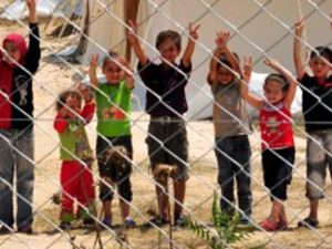 مخيم للاجئيين السوريين في الاردن/ارشيف