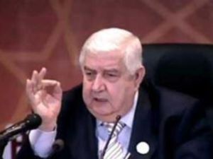 وزير الخارجية السوري وليد المعلم