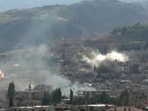 جانب من الاشتباكات في مدينة الزبداني