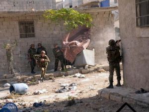 القوات النظامية السورية نفذت عملية ضد "مجموعة ارهابية مسلحة" في بلدة حلفايا