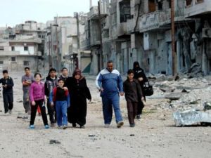 الدمار في بابا عمرو في حمص/أ.ف.ب