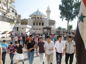 طلبة سوريون في دمشق ينهون امتحان البكلوريا/أ.ف.ب