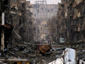 الدمار في دير الزور/أ.ف.ب