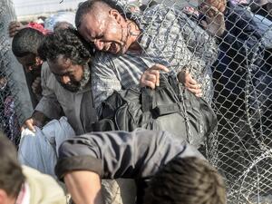 لاجئون سوريون