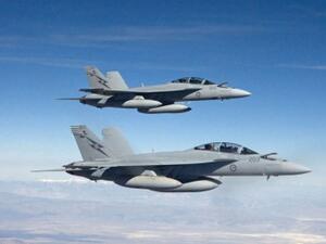 طائرتان حربيتان تابعتان للائتلاف الدولي ضد داعش