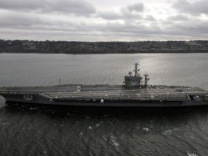 حاملة الطائرات الاميركية نمتز/أ.ف.ب