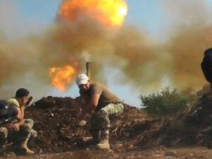 قصف مدفعي للجيش السوري على مواقع المسلحين