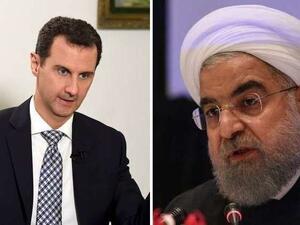 الأسد يطلع روحاني على تفاصيل العدوان الثلاثي على سوريا وكيفية صده
