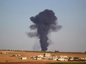 غارات على مواقع تنظيم "داعش" الإرهابي في شمال سوريا