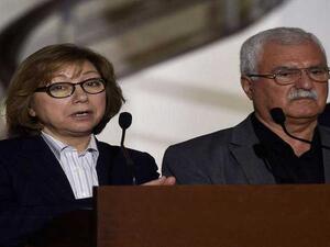 بسمة قضماني عضو وفد المعارضة السورية الى جنيف 