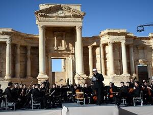 الحفل الموسيقي في تدمر السورية 