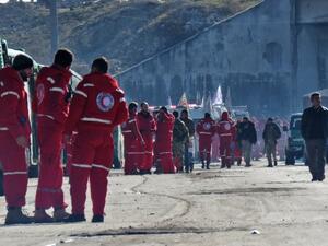 من عمليات الاجلاء للمسلحين والمدنيين من شرق حلب