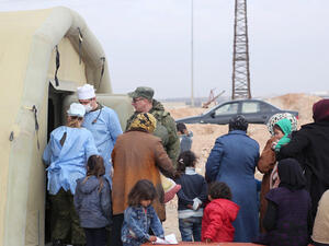 مستشفى ميداني روسي في حلب