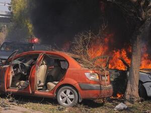 تفجير سيارات مفخخة في دمشق/ ارشيفية