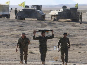 مقاتلون أكراد شمال سوريا ارشيفية