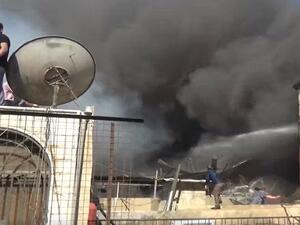 أكثر من 70 محلا التهمتها النيران بشكل كامل، وانهيار أجزاء من سوق العصرونية