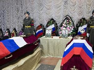 تشييع جنازة الممرضتين الروسيتين ناديجدا دوراتشينكو وغالينا ميخائلوفا