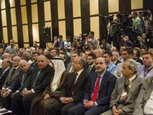 من اجتماعات المعارضة السورية/ ارشيفية