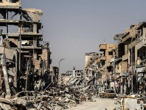 دمار في مدينة الرقة/ أرشيفية