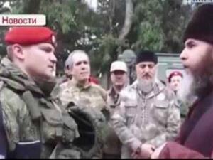 جندي روسي يشهر إسلامه في حلب امام مفتي الشيشان