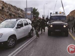 قوات من جنود الاحتلال الاسرائيلي في محيط مدينة رام الله