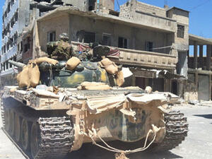 دبابة تابعة للجيش السوري