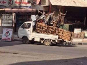 حملة على سوق التعفيش في ضاحية الأسد بريف دمشق (فيديو وصور)