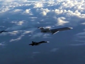 Russia's Tu-154 military transport planes have been regularly flying to Syria, escorted by Russian bombers. (AFP/File)