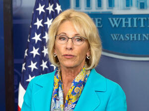 U.S. Education Secretary Betsy DeVos. (AFP/ File Photo)