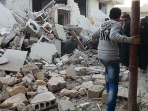 Bombing in Raqqa (Wikimedia Commons)