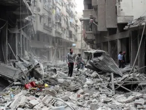 Syria's bitter civil war has claimed the lives of more than 250,000 people since the start of the conflict in March 2011 (AFP Photo/Mohammed Eyad)