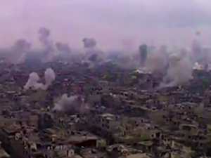 The following unverified video, which has not been authenticated, purports to display the situation in Eastern Ghouta as the U.N. resolution was being passed. /Twitter