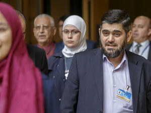 A new Syrian constitution is one of four separate "baskets" that U.N.-backed talks are focused on. (AFP) 