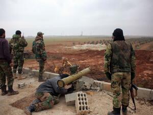 Syrian regime forces claim they intercepted several missiles which penetrated into its airspace over the city of Homs. (AFP/ File Photo)