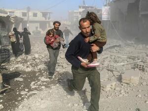 Chemical attacks in Eastern Ghouta. (AFP/ File Photo)