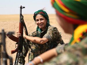 Female fighters from the Kurdish People Protection Unit (YPG). (AFP/ File Photo)
