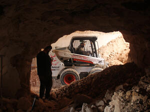 The White Helmets, which formed in 2013, is composed of around 3,000 volunteers. According to the group's website its members have saved more than 62,000 lives, while more than 140 have been killed. (AFP) 