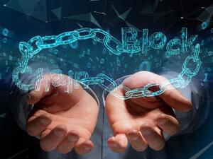First implemented in 2009, the technology consists of 'blocks' that hold batches of timestamped transactions, with each block linked to the previous one through cryptography, thus forming a chain. (Shutterstock)