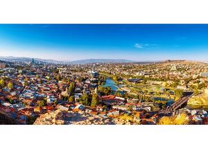 Tbilisi is an industrial and multicultural city that features many art galleries and renowned artists tourist attractions, including the Memorial history of Georgia, Dancing fountains.