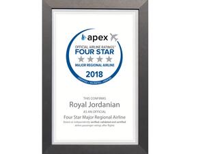 جائزة أفضل شركة طيران إقليمي رئيسية لفئة الأربع نجوم لعام 2018