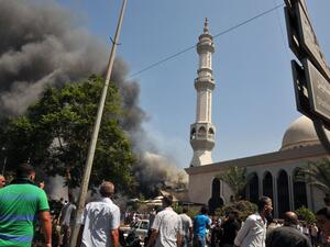 Bombardment near the Piety Mosque in Tripoli (AFP/File Photo)	