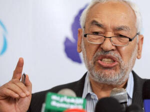 رئيس حركة النهضة الإسلامية التونسية راشد الغنوشي