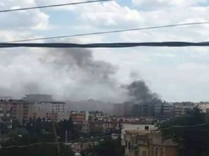 يعتقد أن عناصر (داعش) داخل سوريا، كانوا قد أطلقوا قذائف الهاون في اتجاه مدينة القامشلي