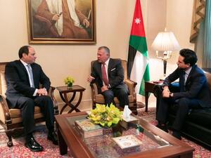 الرئيس المصري عبد الفتاح السيسي والعاهل الأردني الملك عبد الله الثاني